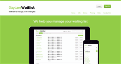 Desktop Screenshot of daycarewaitlist.com